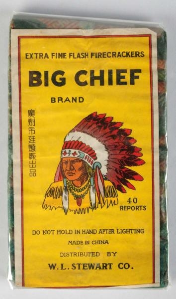 BIG CHIEF 40-PACK FIRECRACKERS.                   