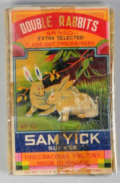 DOUBLE RABBITS 40-PACK 1 - 1/2" FIRECRACKERS.     