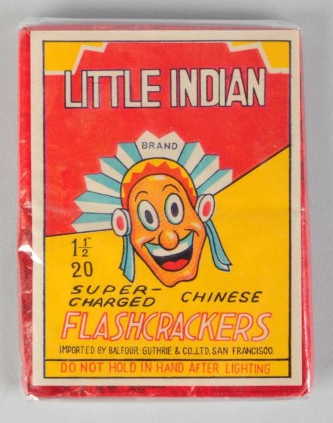 LITTLE INDIAN 20-PACK 1 - 1/2" FIRECRACKERS.      