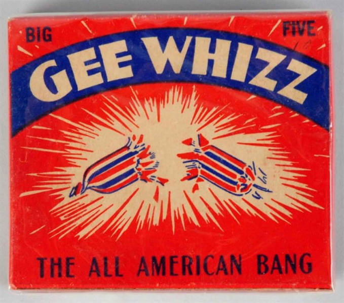 GEE WHIZ 5-PACK FIRECRACKERS.                     