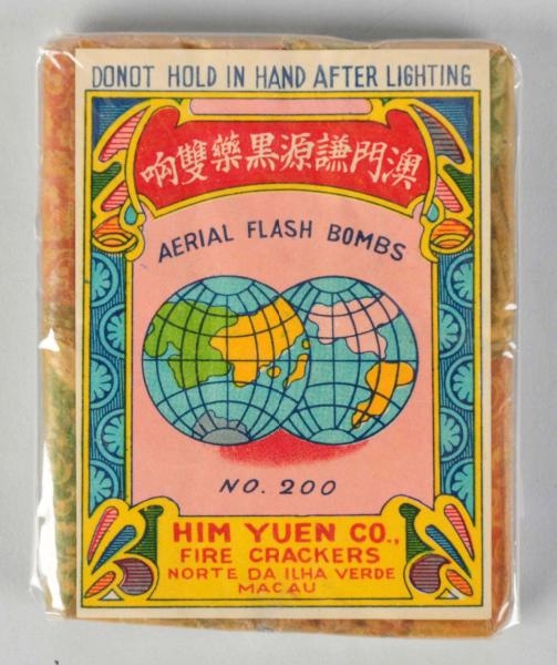 AERIAL FLASH BOMBS NO. 200 FIRECRACKERS.          