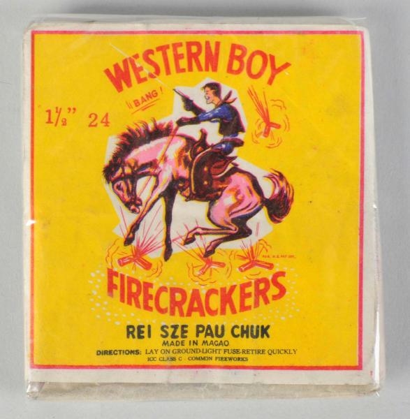 WESTERN BOY 24-PACK FIRECRACKERS.                 