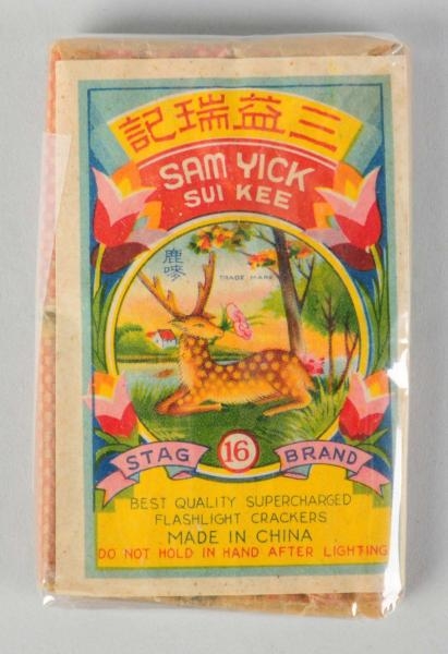 STAG BRAND 16-PACK FIRECRACKERS.                  