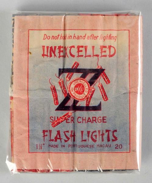 UNEXCELLED "Z" 20-PACK FIRECRACKERS.              