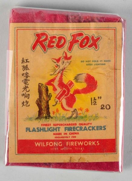 RED FOX 20-PACK FIRECRACKERS.                     