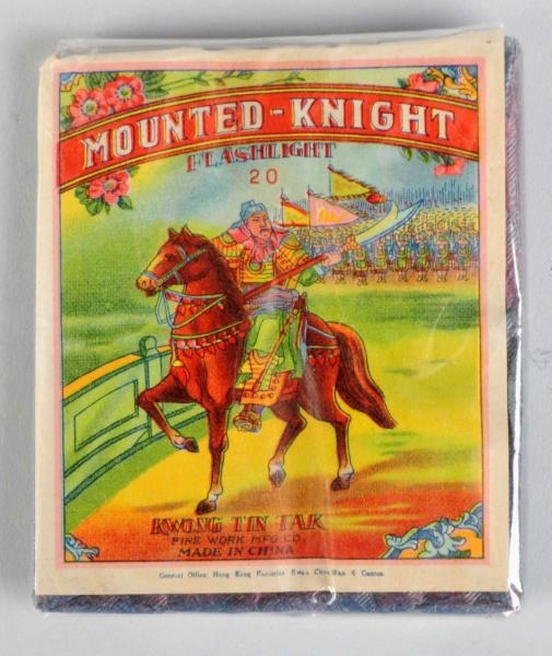 MOUNTED KNIGHT 20-PACK FIRECRACKERS.              