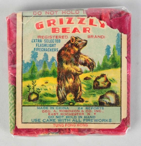 GRIZZLY BEAR 24-PACK FIRECRACKERS.                
