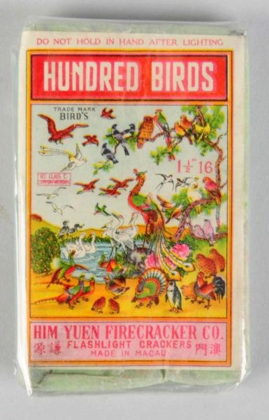 HUNDRED BIRDS 16-PACK FIRECRACKERS.               