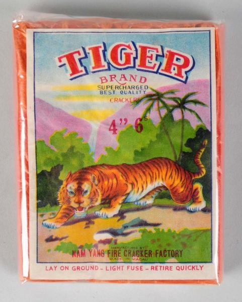 TIGER 4" 6-PACK FIRECRACKERS.                     