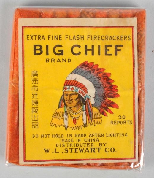 BIG CHIEF 20-PACK FIRECRACKERS.                   