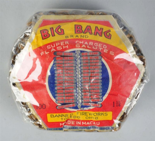 BIG BANG 100-PACK HEX BUNDLE FIRECRACKERS.        