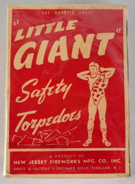 LITTLE GIANT SAFETY TORPEDOES 1/4 GROSS.          
