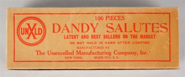 DANDY SALUTES 100-PACK FIRECRACKERS.              