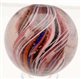 DIVIDED CORE RIBBON SWIRL MARBLE.                 