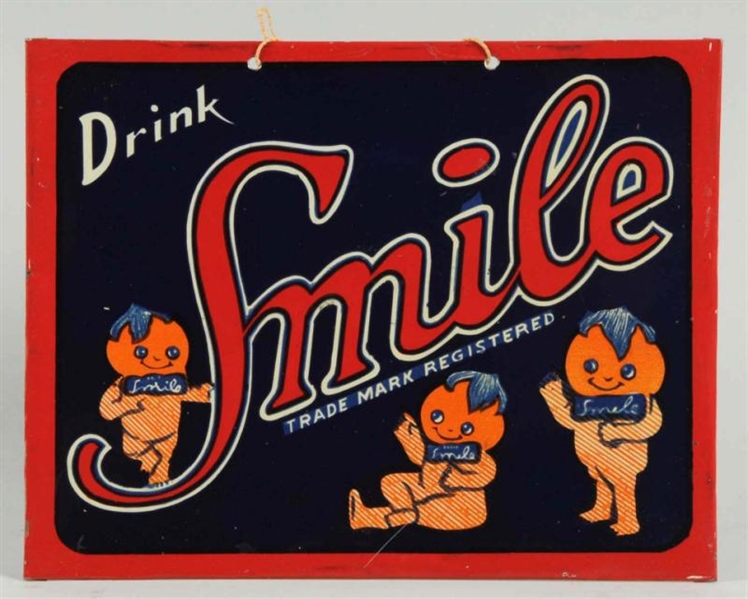 SCARCE SMALL SMILE SIGN.                          