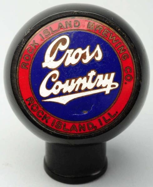 CROSS COUNTRY BEER TAP KNOB.                      