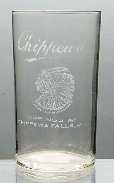 CHIPPEWA SPRINGS TABLE SODA GLASS.                