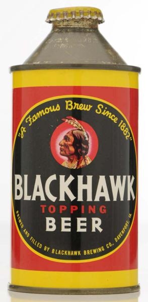 BLACKHAWK TOPPING BEER HP CONE TOP BEER CAN.*     