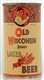 OLD WISCONSIN BRAND LAGER INSTRUCTIONAL BEER CAN. 