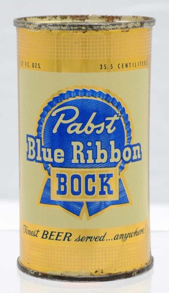 PABST BLUE RIBBON BOCK FLAT TOP BEER CAN.*        