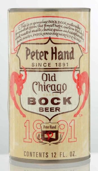 PETER HAND OLD CHICAGO BOCK BEER CAN. *           