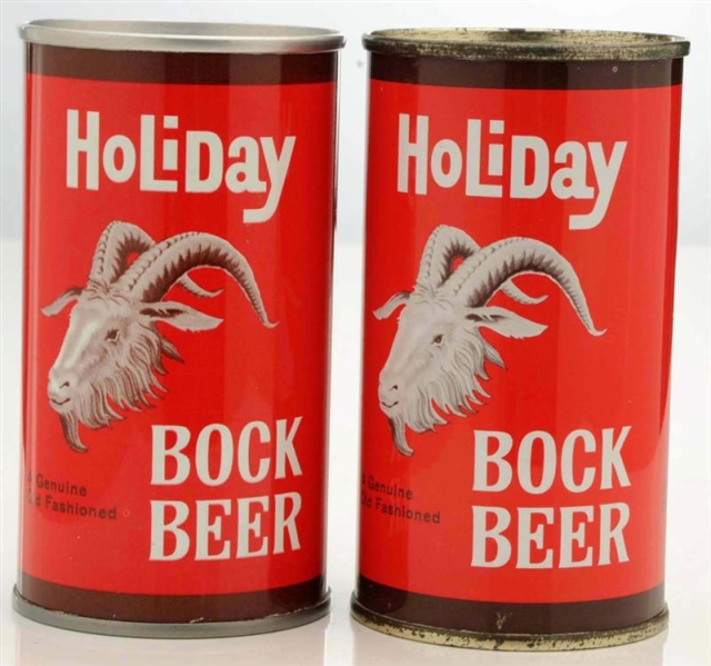 HOLIDAY BOCK BEER CANS. *                         
