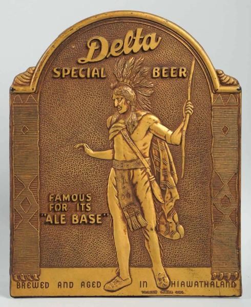 DELTA SPECIAL BEER COMPOSITE STAND-UP SIGN.       