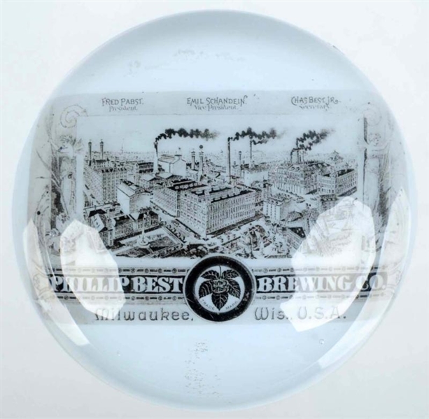 PHILLIP BEST BREWING COMPANY PAPERWEIGHT.         