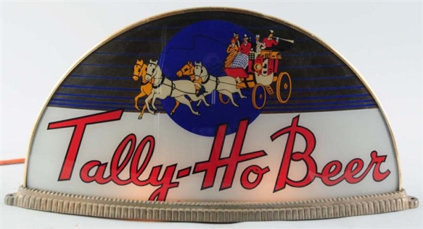 TALLY HO BEER LARGE GILLCO LIGHT-UP SIGN.         