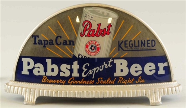 PABST EXPORT BEER REVERSE GLASS LIGHT-UP SIGN.    