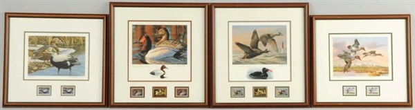 LOT OF 4: DUCK & STAMP PRINTS.                    