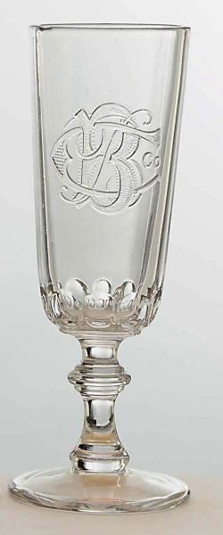 PRE-PROHIBITION EMBOSSED BC CO. GLASS.            