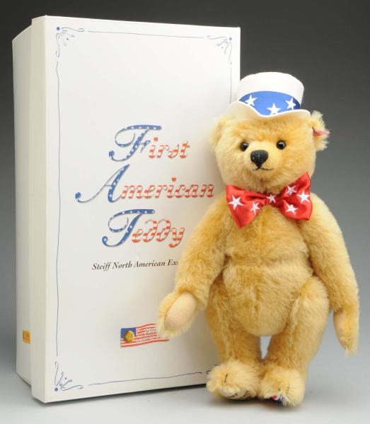 STEIFF FIRST AMERICAN TEDDY BEAR.                 