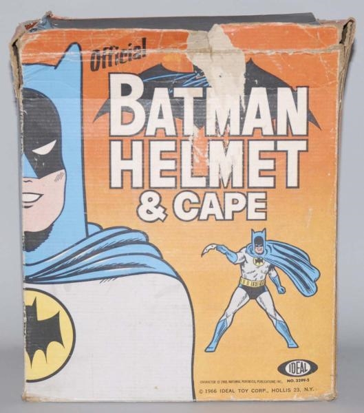 IDEAL BATMAN HELMET & CAPE SET.                   