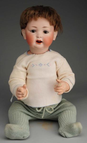 DARLING GERMAN BISQUE CHARACTER DOLL.             