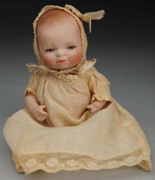 SWEET ALL-BISQUE “BYE-LO BABY” DOLL.              