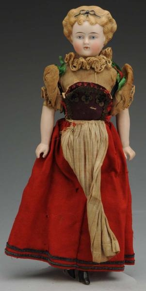 LOVELY GERMAN BISQUE LADY DOLL.                   