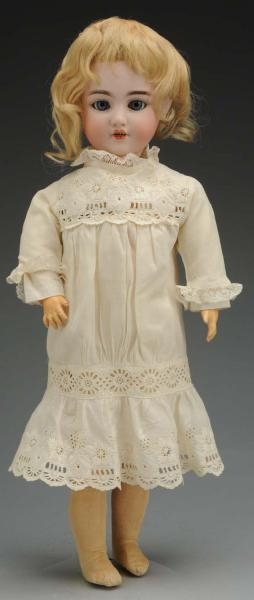 WINSOME GERMAN BISQUE CHILD DOLL.                 