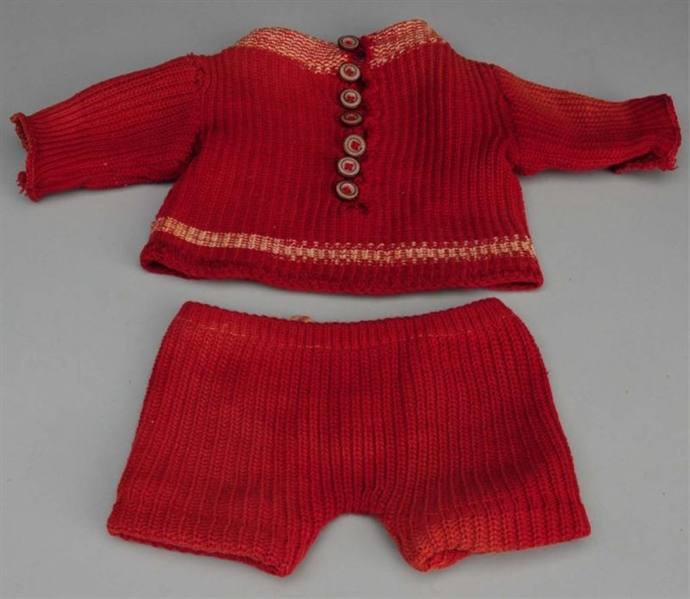 STEIFF SWEATER AND PANTS.                         