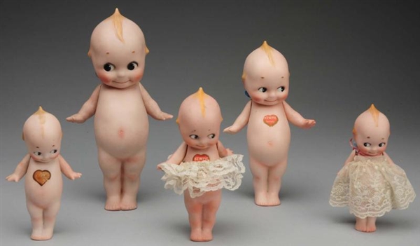 LOT OF “KEWPIE” DOLLS AND DISHES.                 