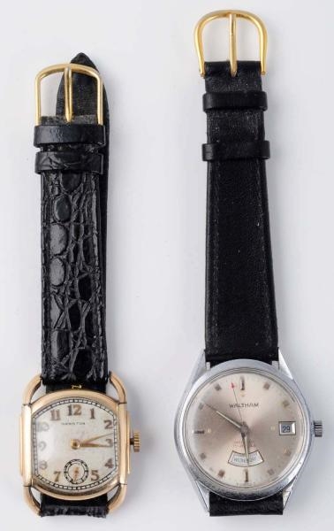 LOT OF 2: WRIST WATCHES.                          