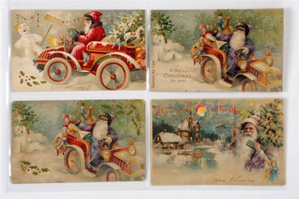 LOT OF 16: HOLD-TO-LIGHT & SQUEAKER POSTCARDS.    
