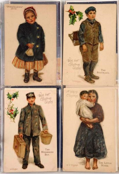 LOT OF 92: MOSTLY NISTER PUBLISHING POSTCARDS.    
