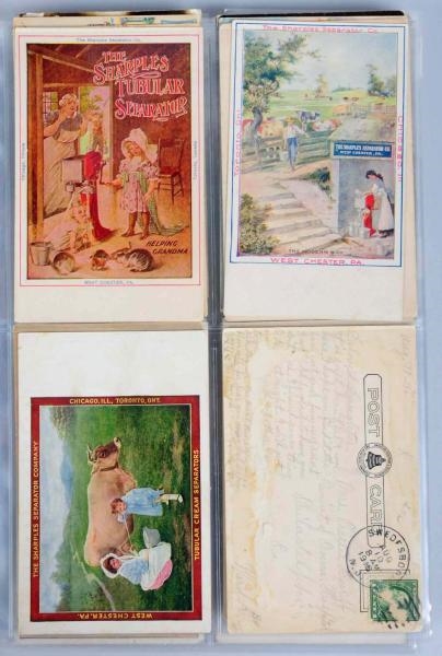 LOT OF 80: ADVERTISING POSTCARDS.                 