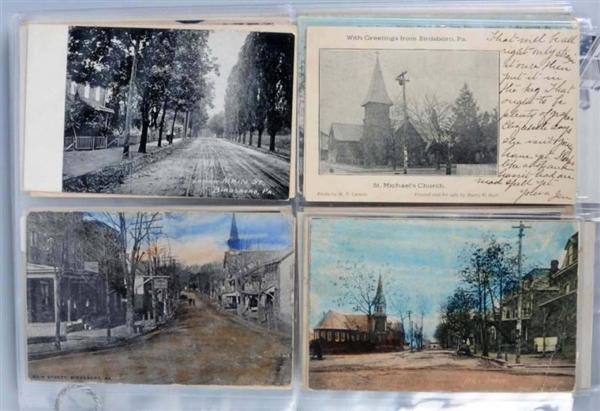 LOT OF 104: READING & BERKS COUNTY VIEW POSTCARDS 