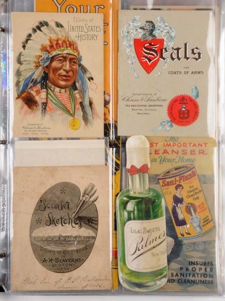 LARGE LOT OF EARLY ADVERTISING BOOKLETS & PAPER.  