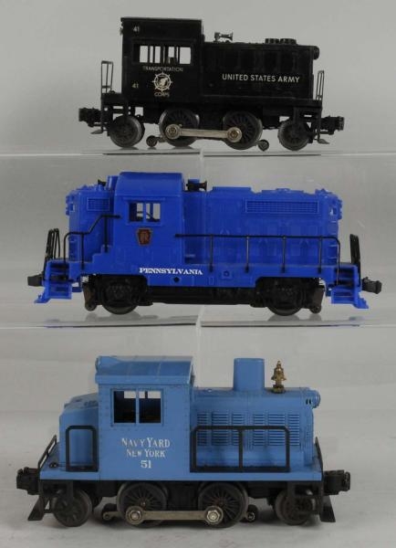 LOT OF 3: POST-WAR & CONTEMPORARY TRAIN ENGINES.  