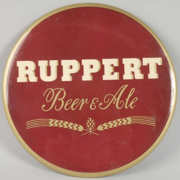 RUPPERT BEER & ALE CELLULOID SIGN.                