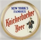 REVERSE ON GLASS KNICKERBOCKER BEER SIGN.         