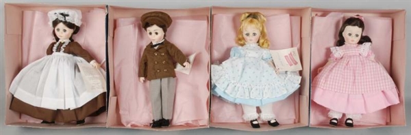 LOT OF 7: MADAME ALEXANDER DOLLS IN BOXES.        